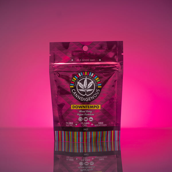 DOWNTEMPO GUMMIES - 1:1 ratio - 12.5mg Delta 8 THC & 12.5mg CBD
